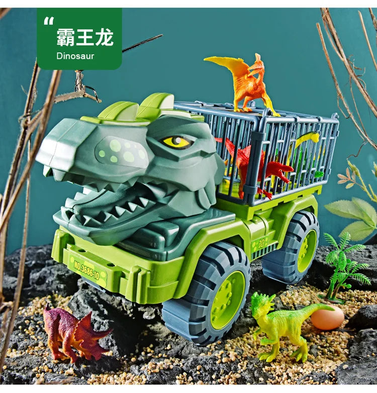 Dinosaur Transport Truck with T-Rex Figure