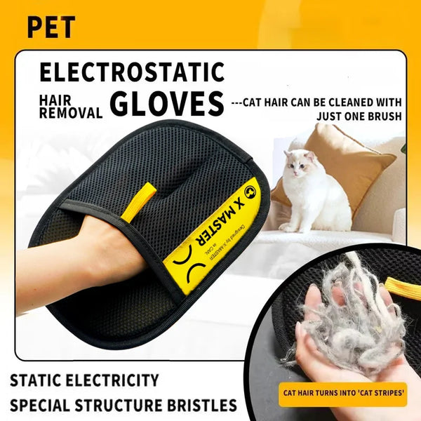 Electrostatic Pet Hair Remover Glove