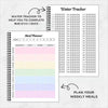 75 Day Hard Challenge Planner Notebook – A5 Hardcover Goal Tracker