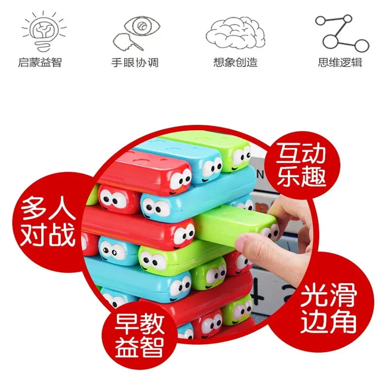 Colorful Stacking Tower Game for Kids & Families