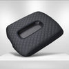 Black microfiber leather custom fit console armrest pad for Chevrolet Silverado 2019-2024