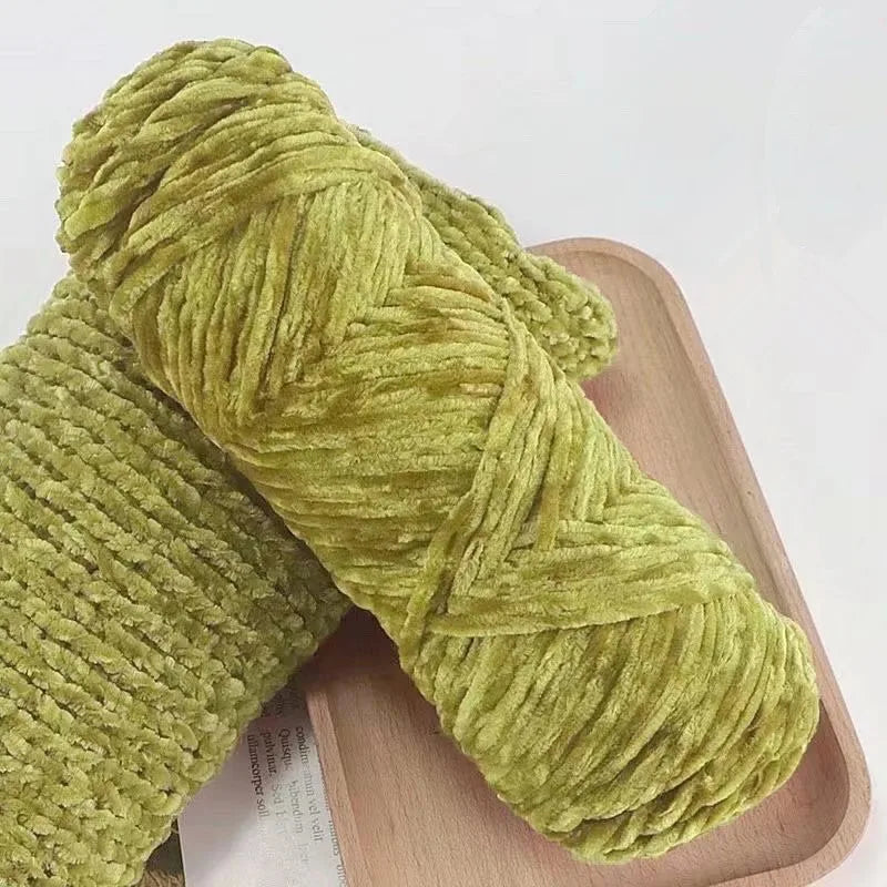 Soft Chenille Yarn for Knitting and Crochet