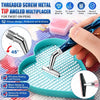 Stainless steel diamond painting pen tip angled multiplicer with screw-on handles for twist-on pens