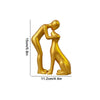 Resin Kissing Puppy Figurine – Warm Pet Lover Decor