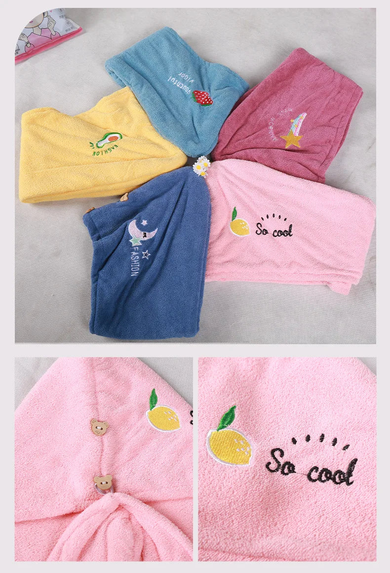 Ultra-Soft Quick-Dry Hair Towel Wrap