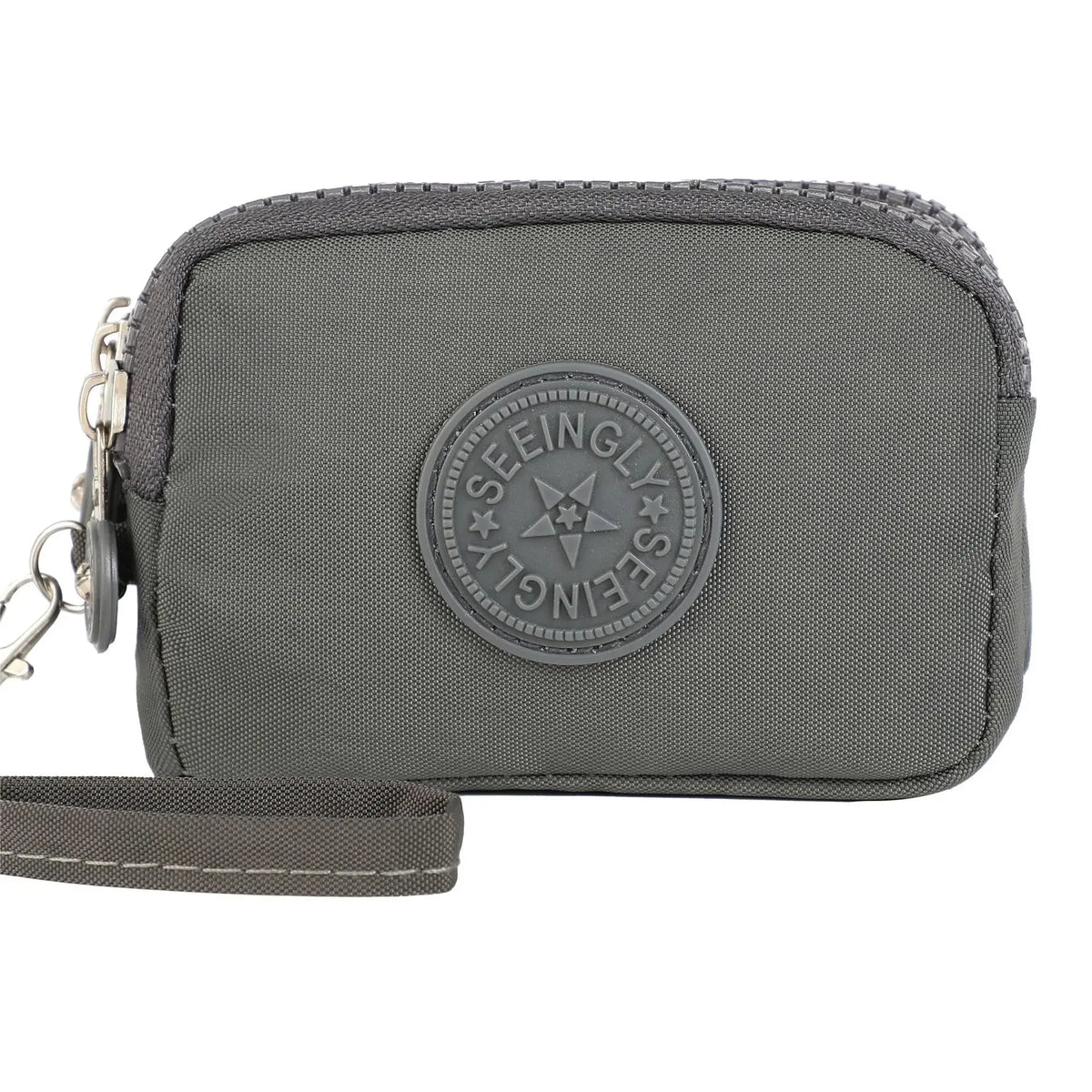 Multi-Layer Canvas Organizer Wallet with Zipper Pouch