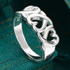 925 Sterlingsilber Lochherzring