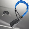 Universal Car Anti-Theft Steering Wheel Lock with Braided Steel Cable