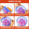 Reusable Silicone Stretch Lids - Set of 6