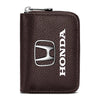 Genuine Leather Car License Card Holder