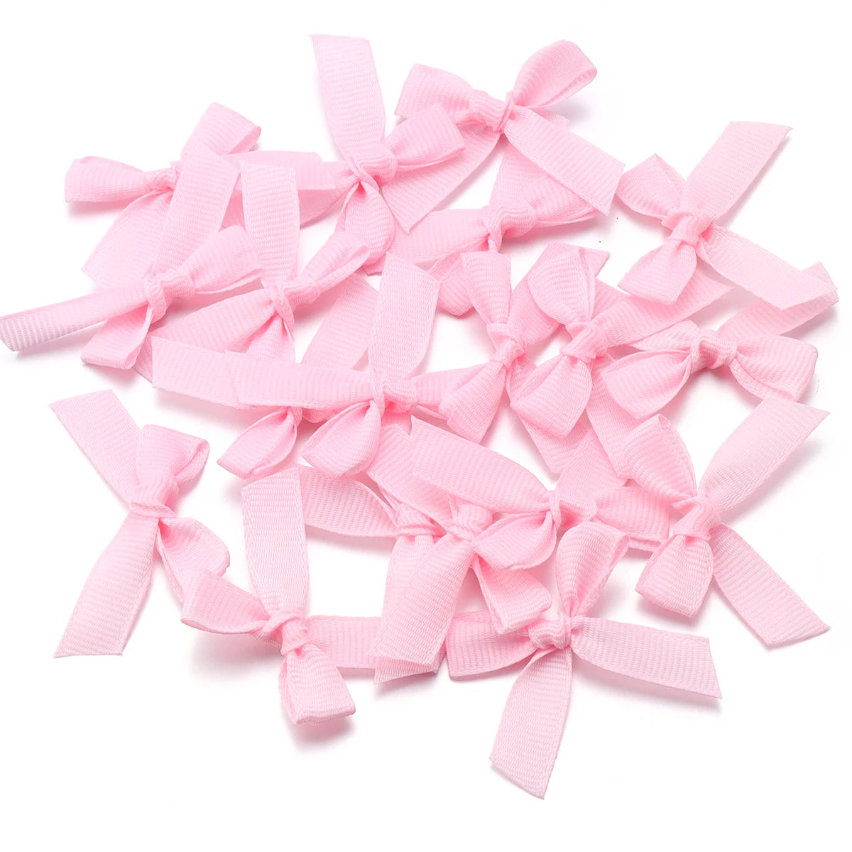 Satin Ribbon Bows for Crafts and DIY Projects (50-Pack)