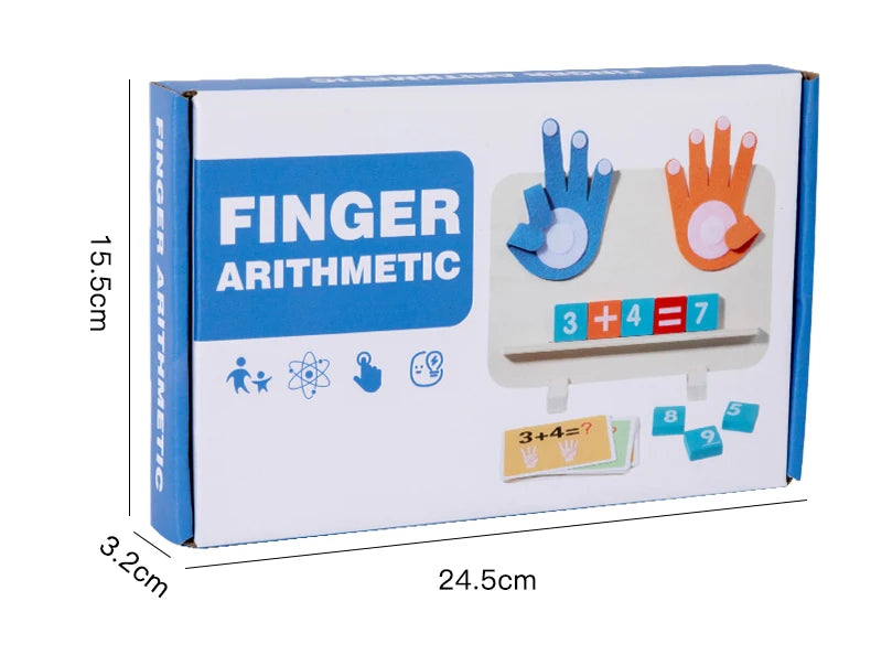 Wooden Finger Counting Math Toy for Kids