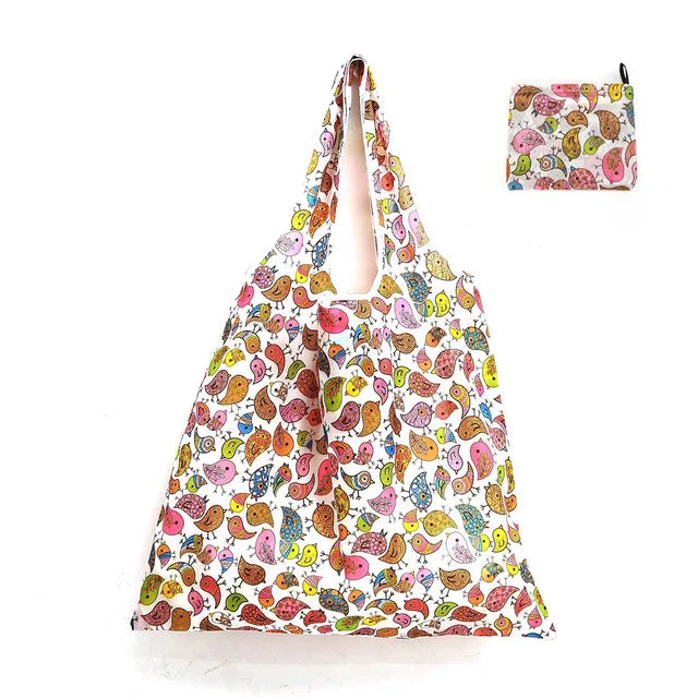 Large Foldable Reusable Shopping Tote Bag