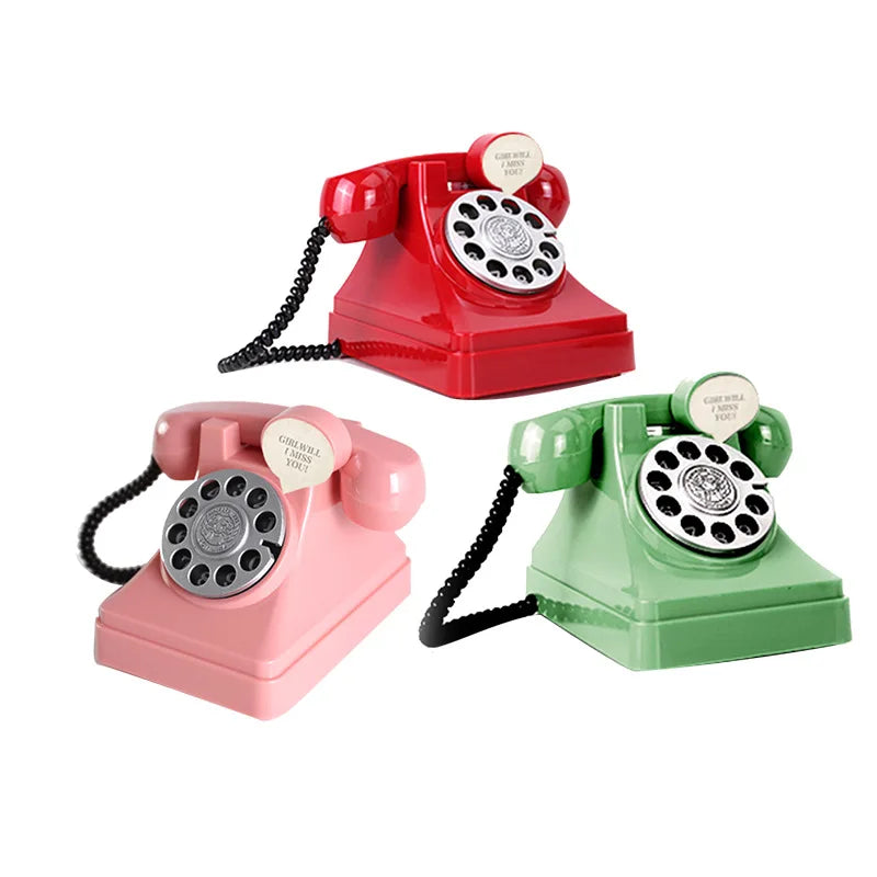 Retro Rotary Phone Money Jar – Vintage-Style Savings Bank and Decorative Storage