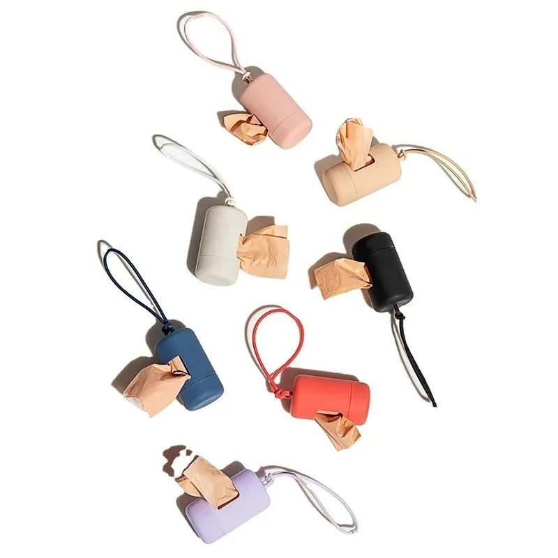 Dispensador Portátil de Bolsas para Heces de Perro