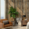 Retro Wood Grain Peel and Stick Wallpaper