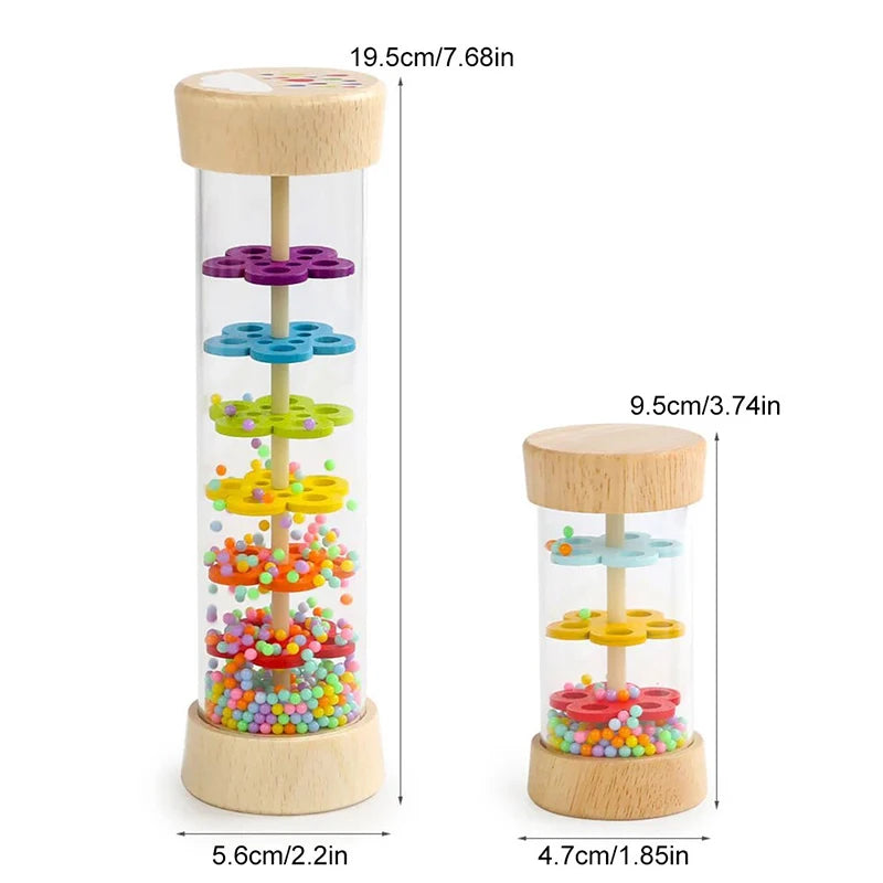 Wooden Rainmaker Musical Instrument for Kids
