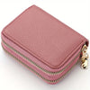 Cartera Compacta con Doble Cremallera y Monedero