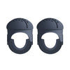 A pair of dark gray 360° steering wheel knobs designed for effortless one-hand control.