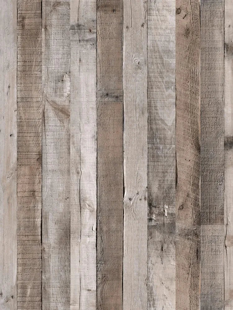 Retro Wood Grain Peel and Stick Wallpaper