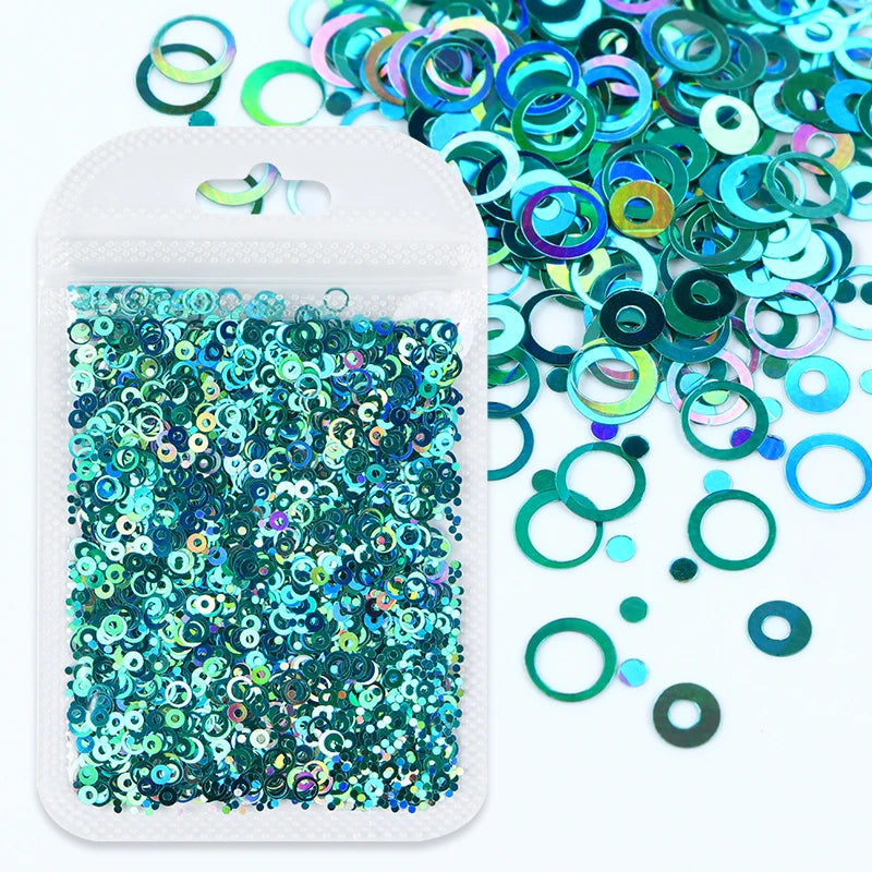 Mirror Bubble Sequins for Resin Art and DIY Crafts