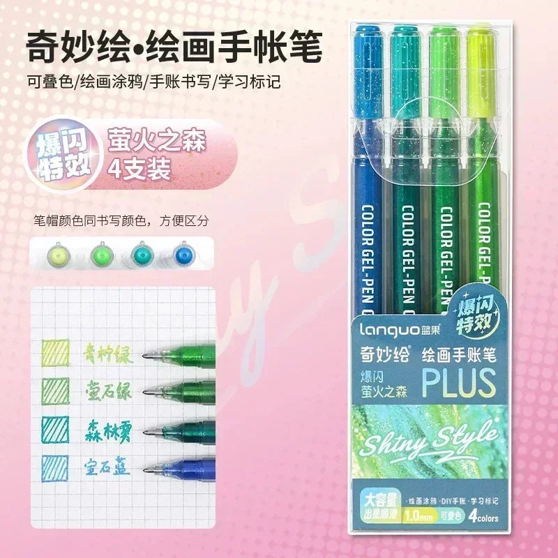 3D Embossed Acrylic Gel Pens - 6/144 Color Options