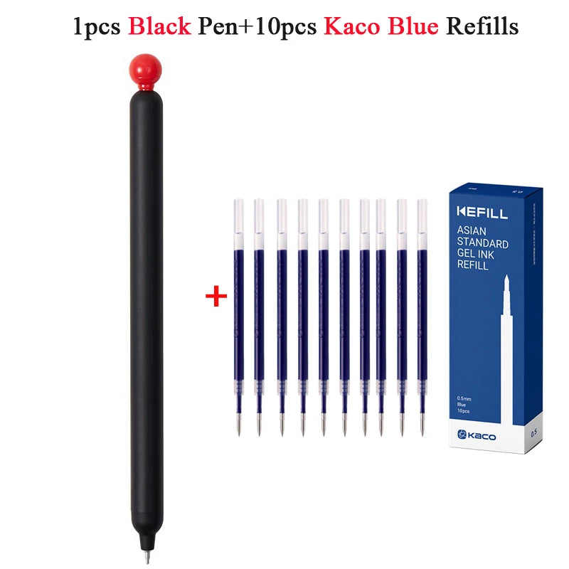 KACO POPUP Retractable Gel Pen – 0.5mm Smooth Writing, Quick-Dry Ink