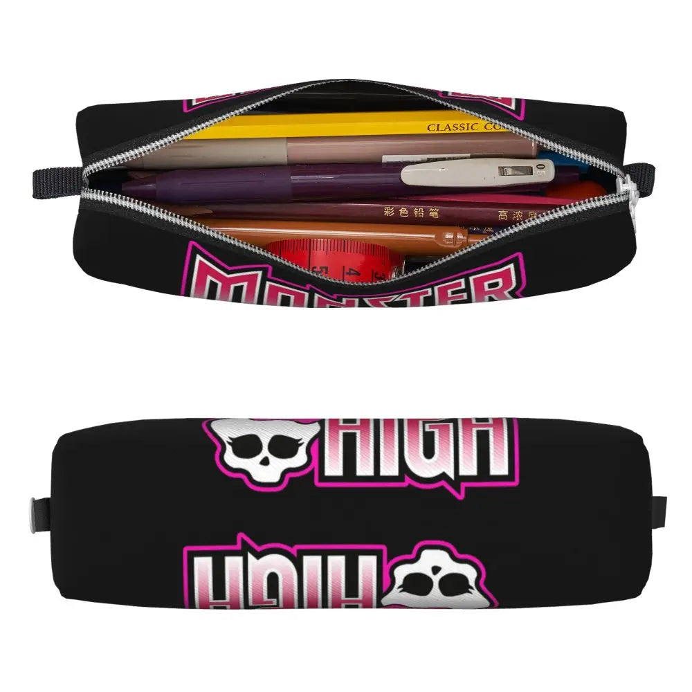 Monster High Pink Pattern Pencil Case