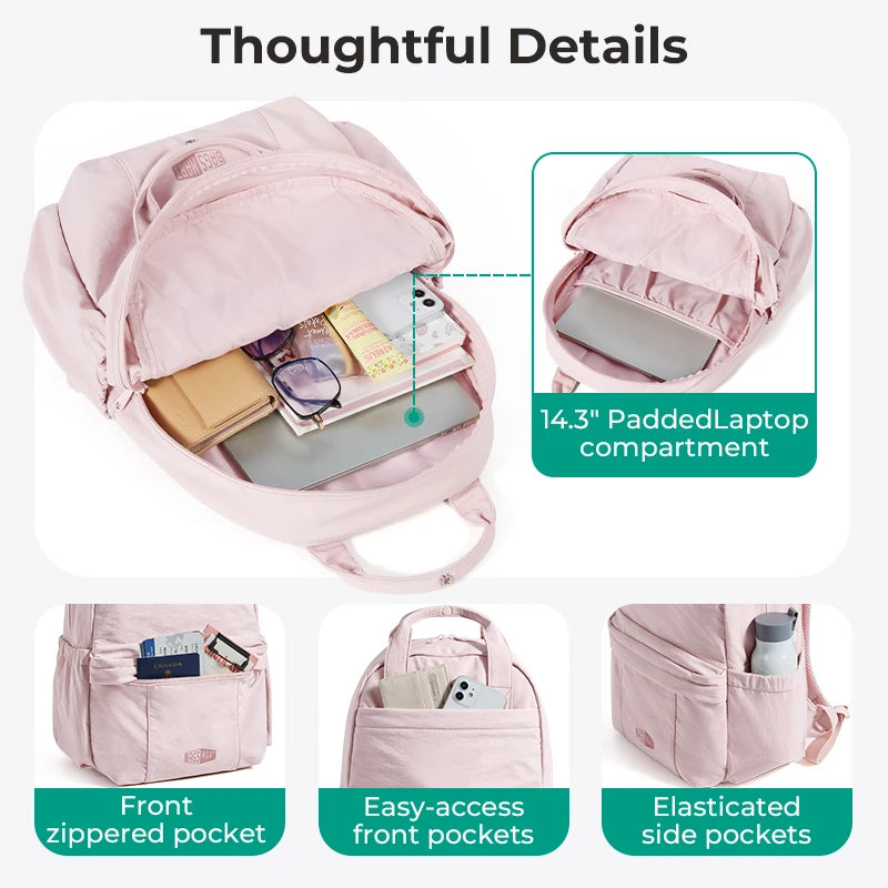 Lightweight Travel Laptop Backpack with Large Capacity