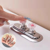 Flower-Shaped Bathroom Flush Button Helper