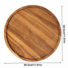 Natural Wooden Serving Tray for Home Decor