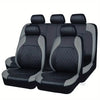 Premium PU Leather Car Seat Cover Set – Full Protection for Sedans, SUVs & Trucks
