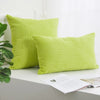 Soft Corduroy Striped Throw Pillow Cover