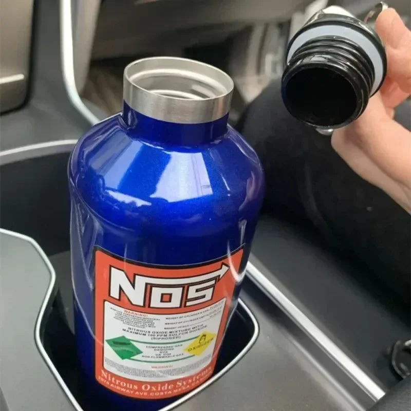 Stainless Steel 500ml Vacuum Insulated Bottle with NOS-Style Design