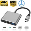 USB-C 3-Port Hub with HDMI and PD Fast Charging