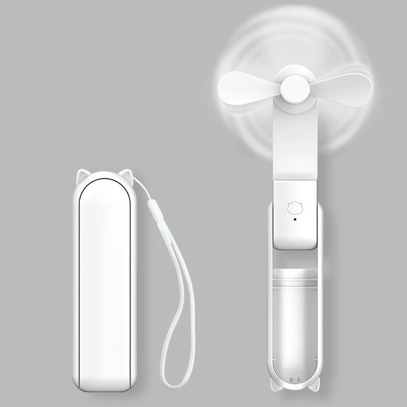 Foldable USB Rechargeable Handheld Fan