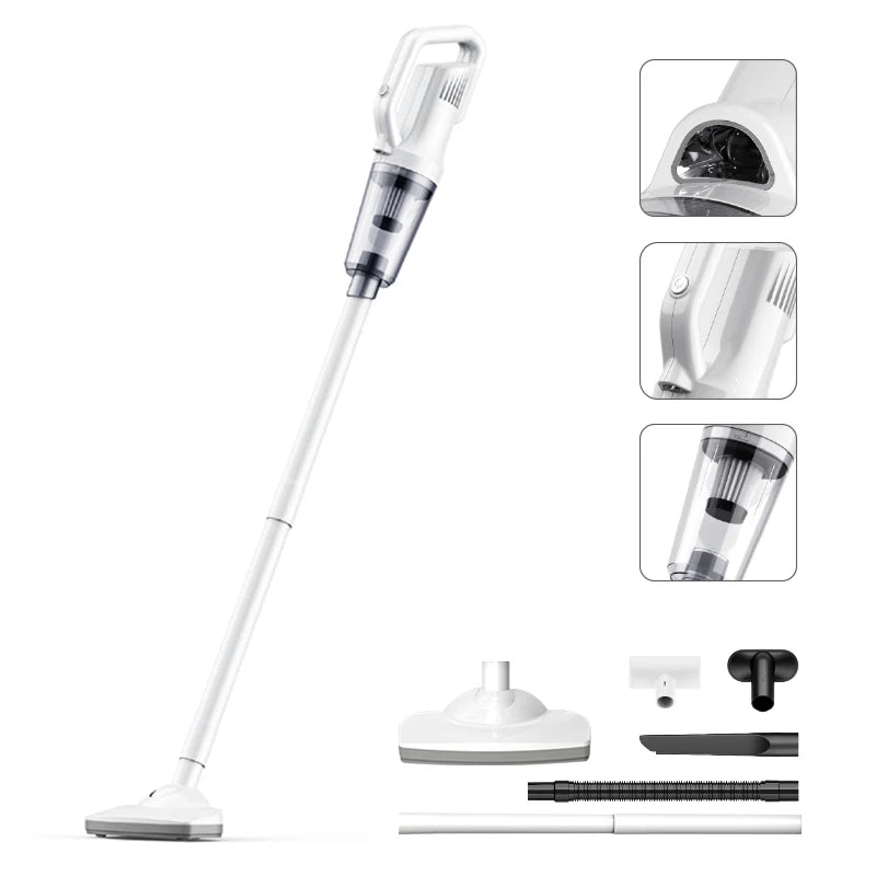 Cordless Handheld Vacuum Cleaner with Self-Standing Design