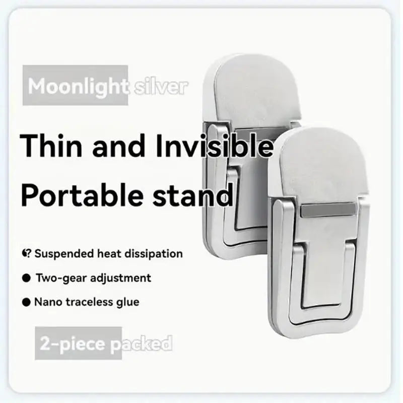 Foldable Laptop Stand with Adjustable Angles (2-Pack)