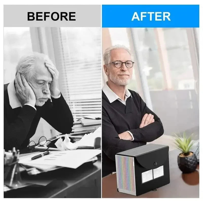 Durable Accordion Document File Folder