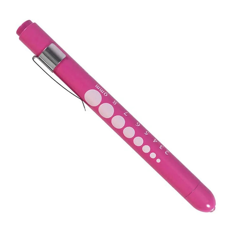 Reusable LED Penlight with Pupil Gauge for Medical Professionals