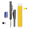 Precision Carpenter's Mechanical Pencil with Integrated Sharpener