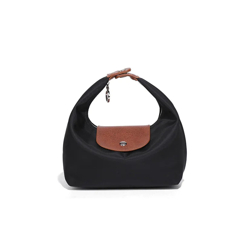 Waterproof Nylon Crossbody Bag with Two Detachable Straps