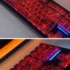 Black Spider Side-Printed Translucent Keycaps for Mechanical Keyboards