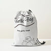 Large Drawstring Canvas Storage Bags with Side Zipper for Vegetables and Fruits