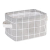 Foldable Canvas Storage Basket with Handles
