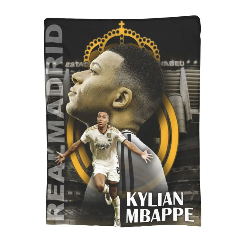 Manta de Fútbol para Fans de Mbappé