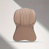 A beige memory foam lumbar support and neck pillow set shown against a light gray background.