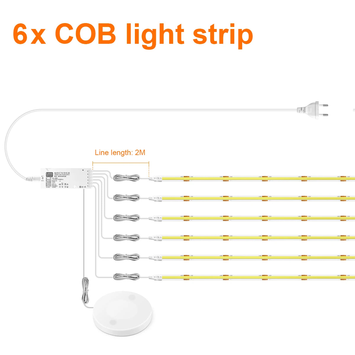 Touch Sensor Under Cabinet LED Strip Lighting