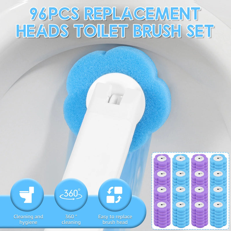 Disposable Toilet Brush Refill Heads