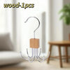 360° Rotating Multi-Hook Closet Organizer for Belts, Scarves, and Ties